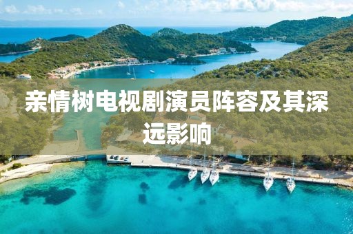 亲情树电视剧演员阵容及其深远影响