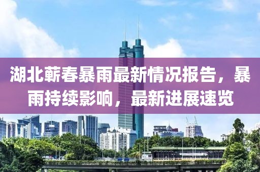 湖北蕲春暴雨最新情况报告，暴雨持续影响，最新进展速览