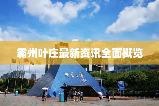 霸州叶庄最新资讯全面概览