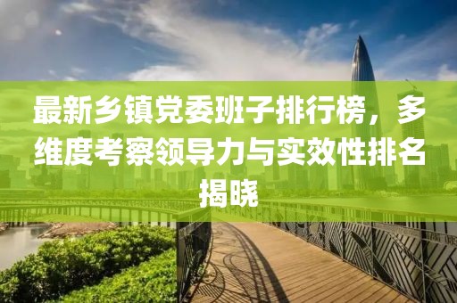 最新乡镇党委班子排行榜，多维度考察领导力与实效性排名揭晓
