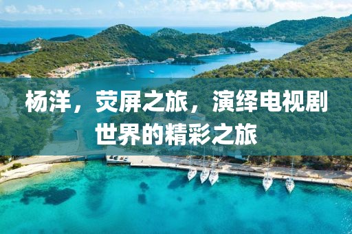 杨洋，荧屏之旅，演绎电视剧世界的精彩之旅