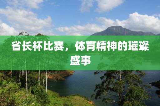 省长杯比赛，体育精神的璀璨盛事