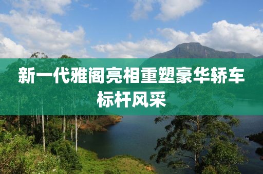 新一代雅阁亮相重塑豪华轿车标杆风采