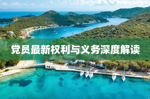 党员最新权利与义务深度解读