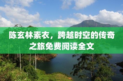 陈玄林素衣，跨越时空的传奇之旅免费阅读全文