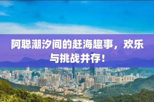 阿聪潮汐间的赶海趣事，欢乐与挑战并存！